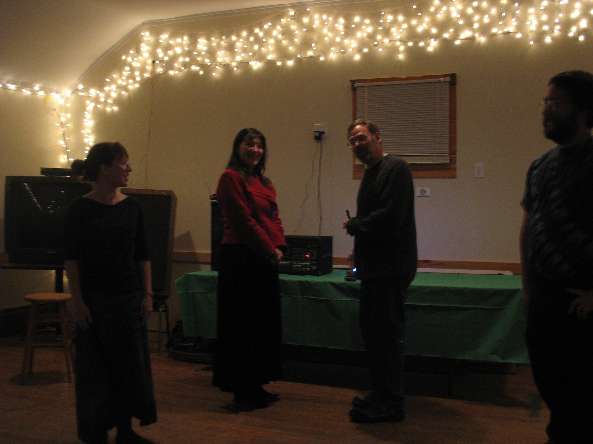 Valerie, Daniel, Quinn, and Andy at wedding